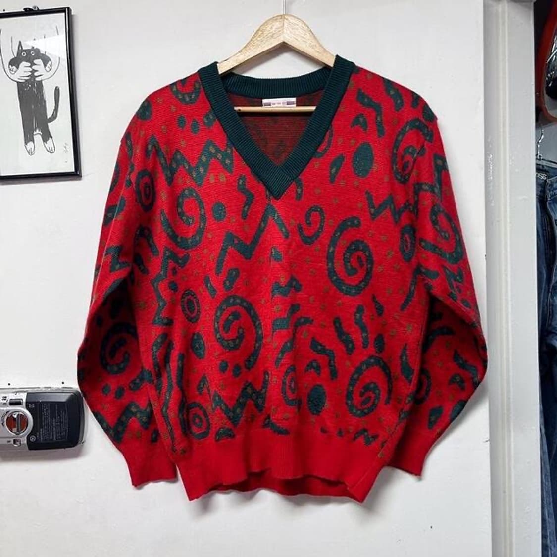 90s 크레이지 브이넥 니트 (66)   상품이미지1