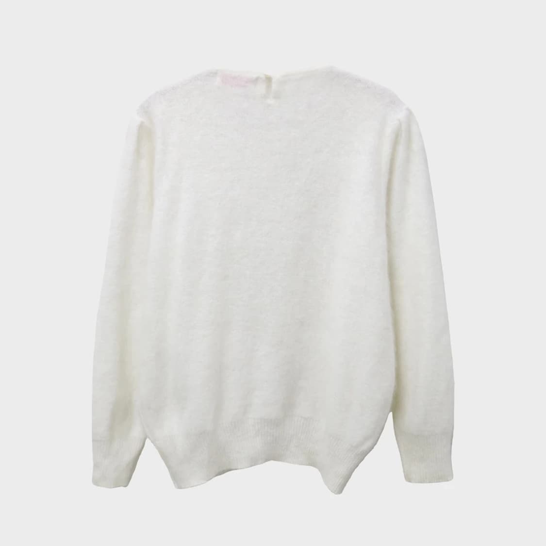 WHEEUP  울 혼방 히메갸루 플라워 니트 62453 상품이미지2