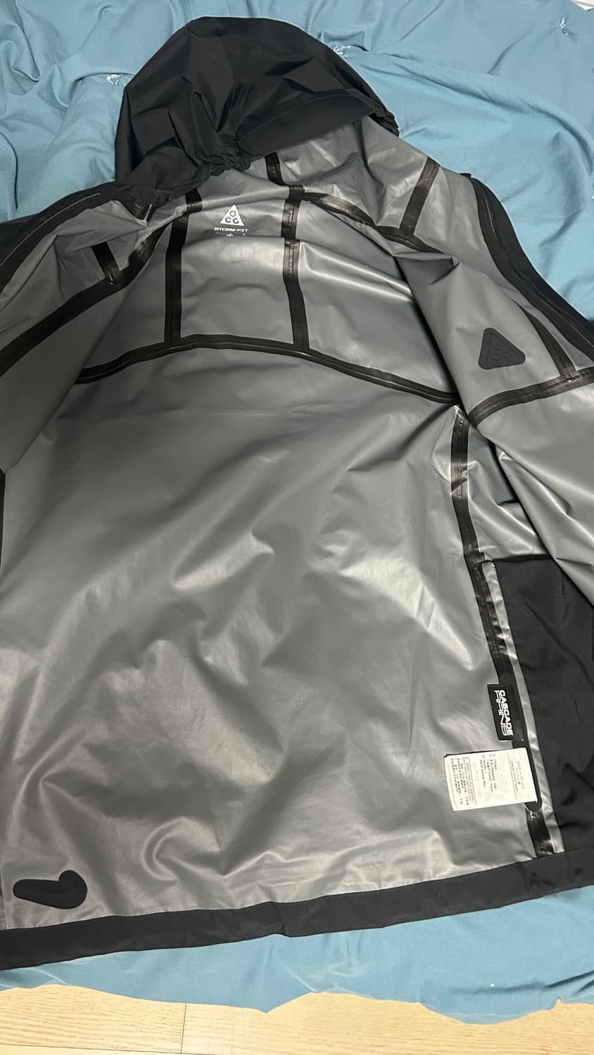 나이키 ACG 스톰핏 ADV 케스케이드 레인 풀 집 자켓 블랙 - 아시아 상품이미지6