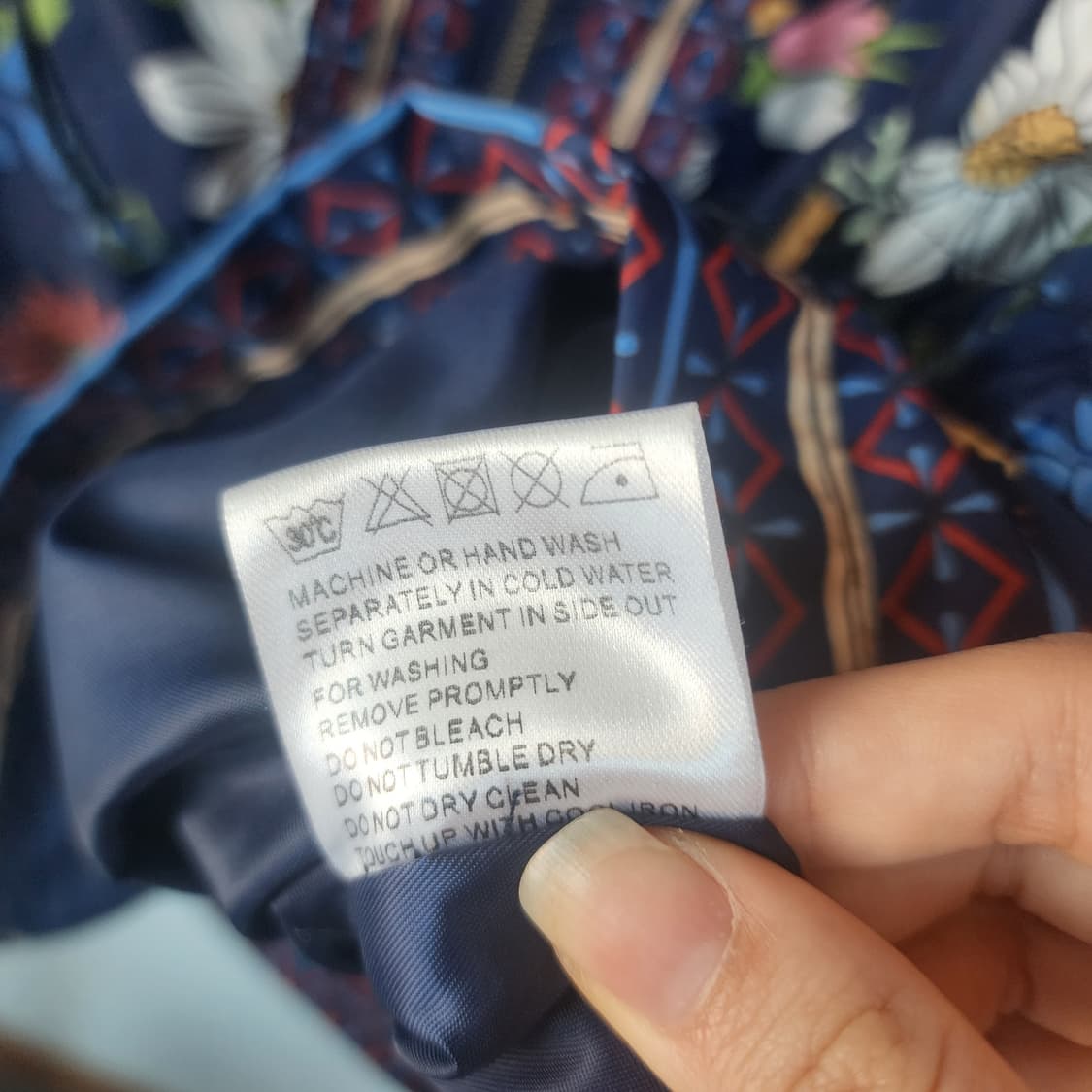 토리버치 플라워 패턴 후드 바람막이 상품이미지7