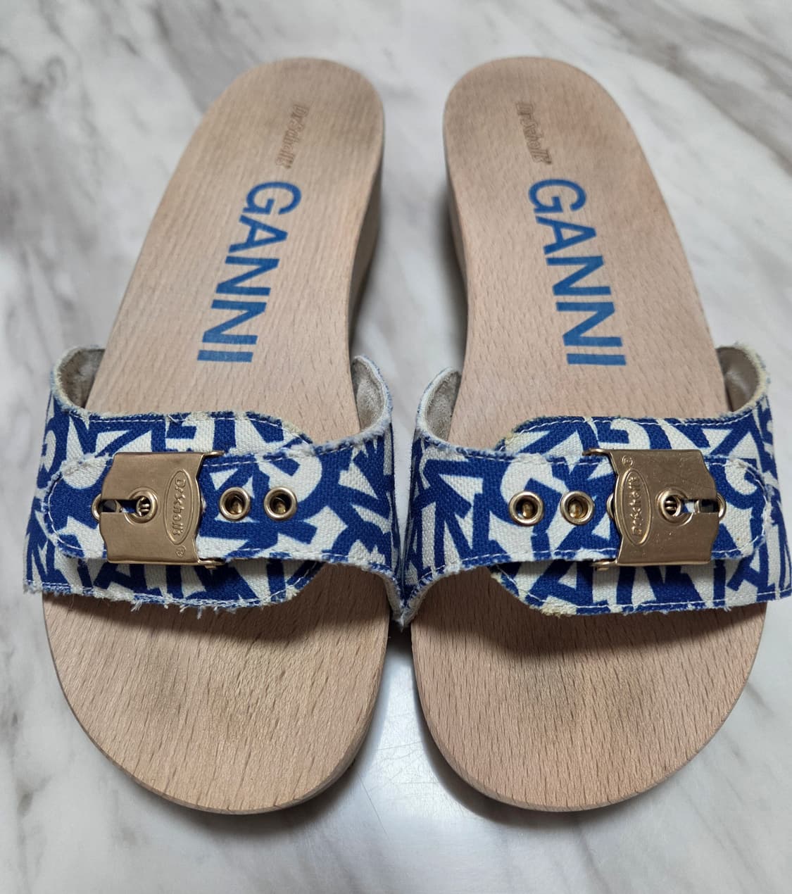 가니 X Dr.숄 우드솔 샌들 상품이미지2