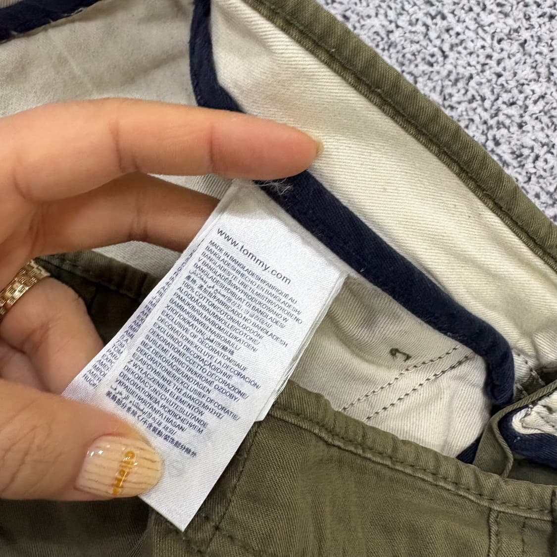 29/32 타미힐피거 코튼 카고 팬츠 0331J 상품이미지8