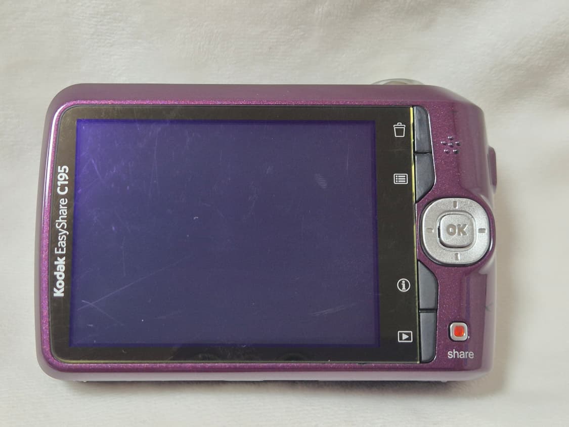 빈티지 디카) 코닥 이지쉐어 C195 퍼플 판매 상품이미지2