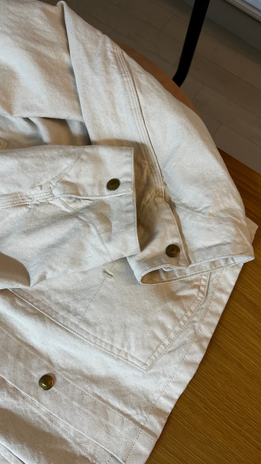 폴로 데님 프로젝트 페인터 아이보리 자켓 상품이미지5