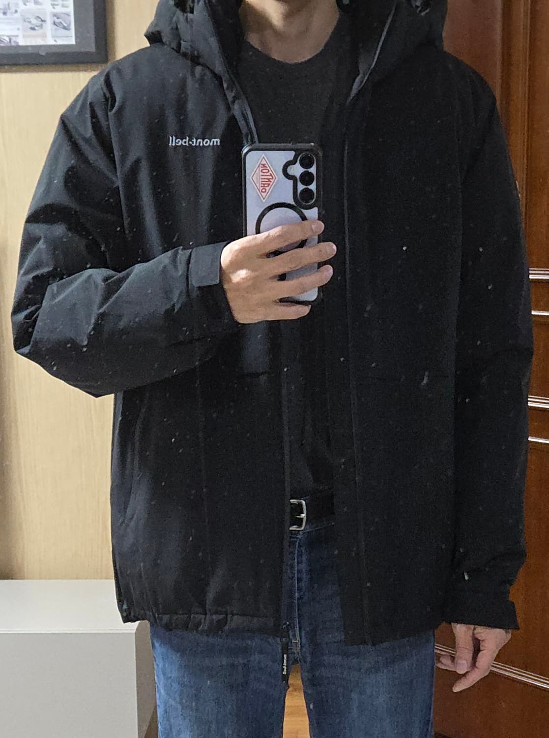 (착샷)  몽벨 에어웜 패딩 자켓 상품이미지9