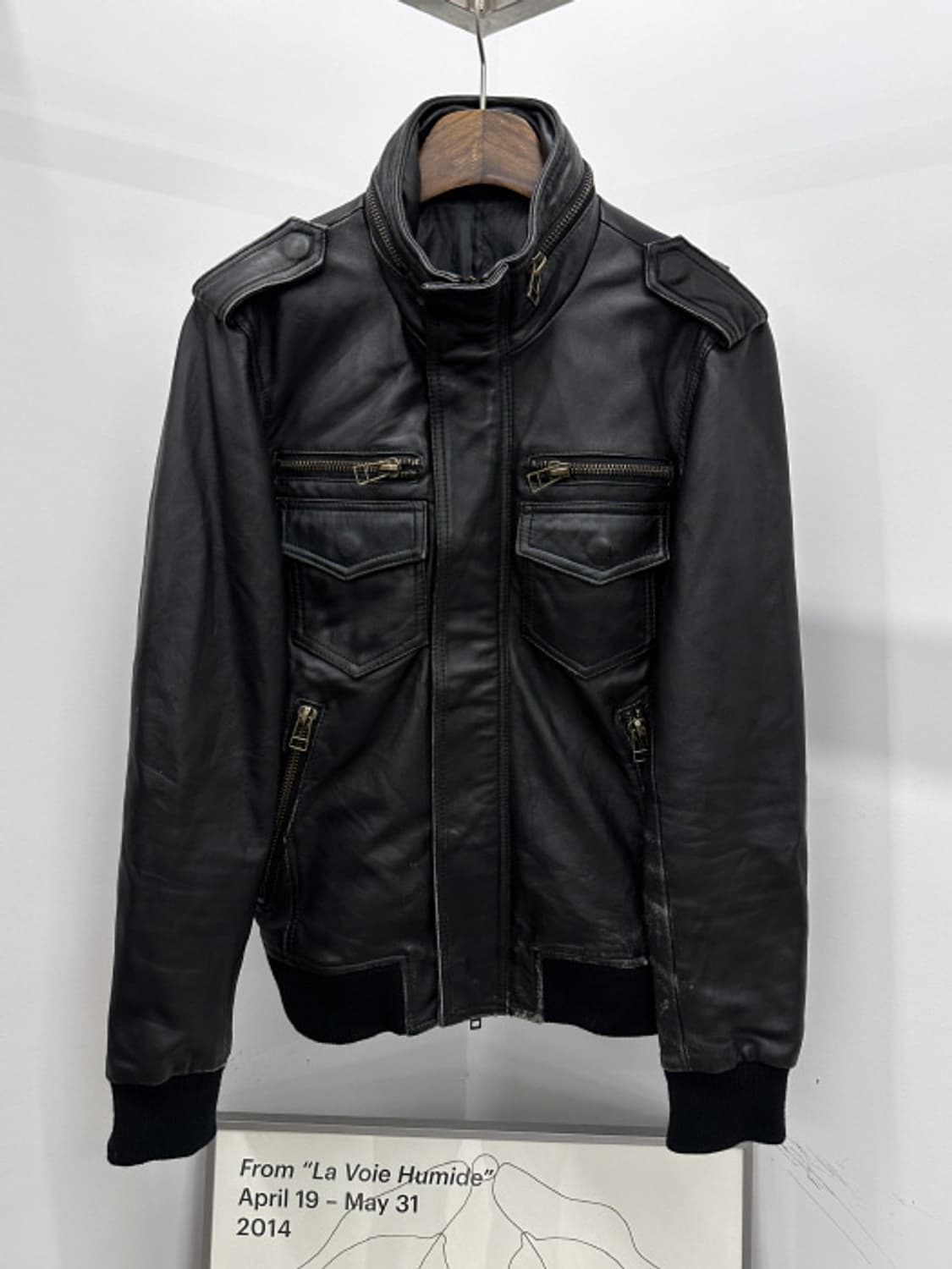 SHEEP SKIN LEATHER JACKET (M) 상품이미지1