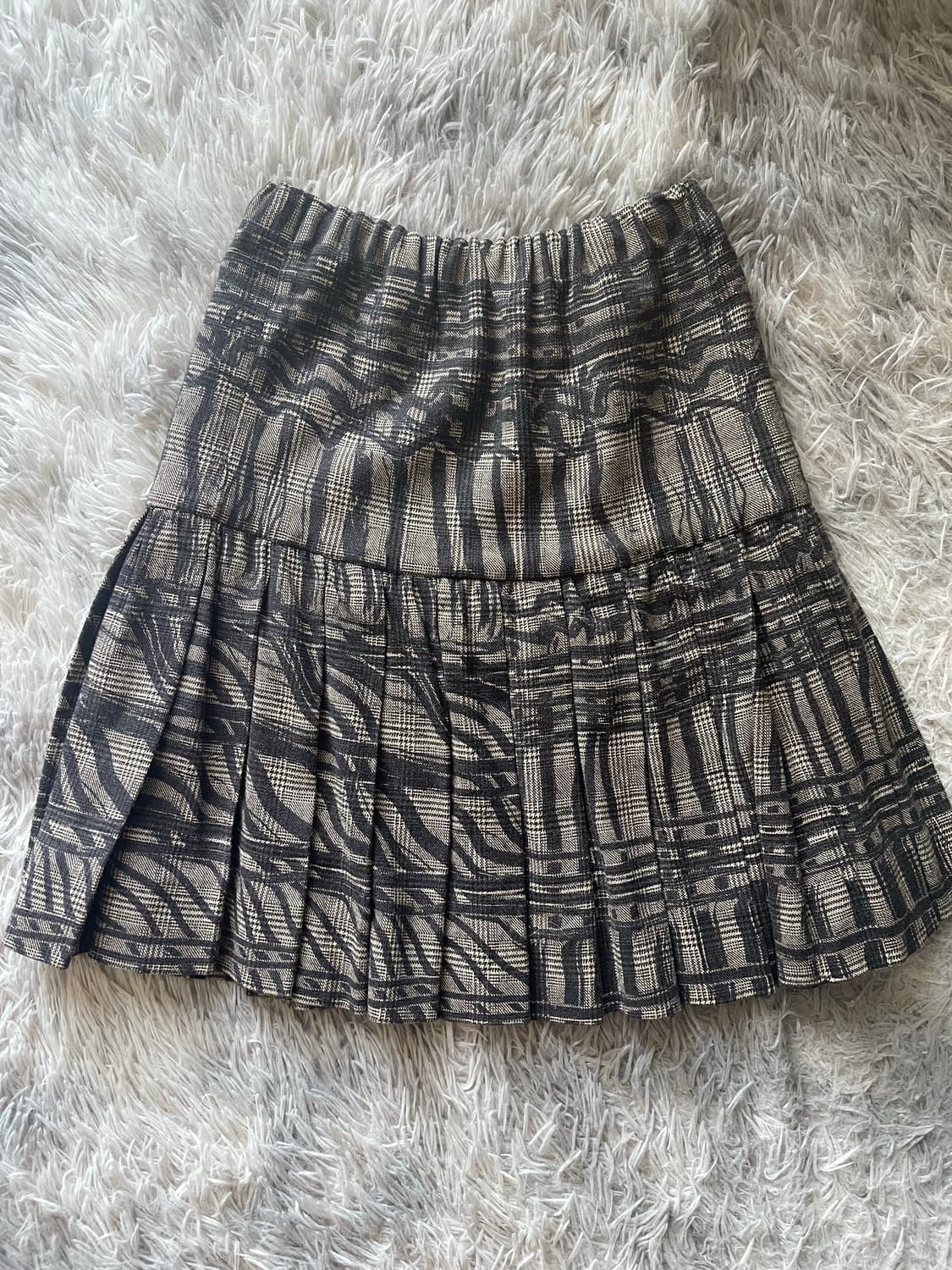 비비안 웨스트우드 체크 플레어 스커트 38 상품이미지1