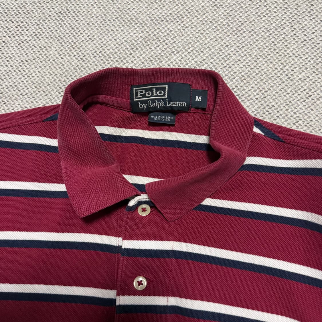 폴로 랄프로렌 스트라이프 긴팔 폴로티 상품이미지2