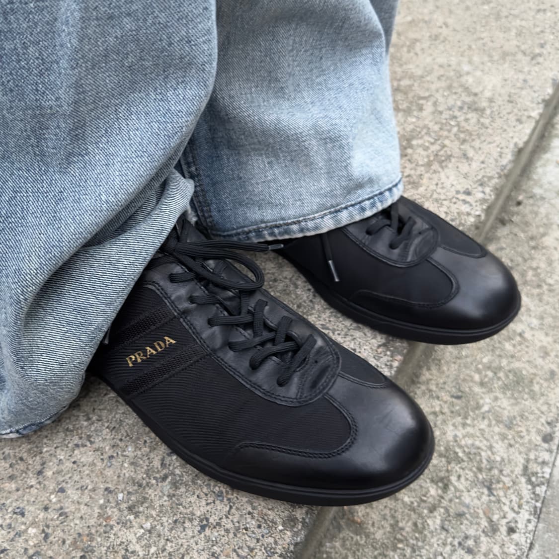 00s 블랙 프라다 스포츠 스니커즈 상품이미지7