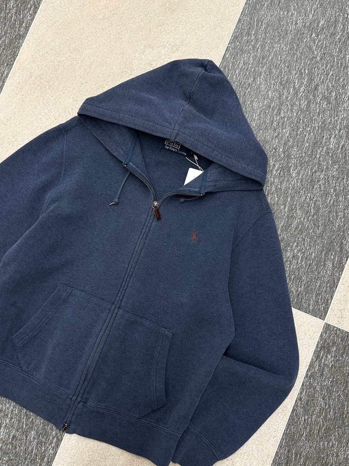 폴로 랄프로렌 뮤트블루 후드집업  상품이미지6