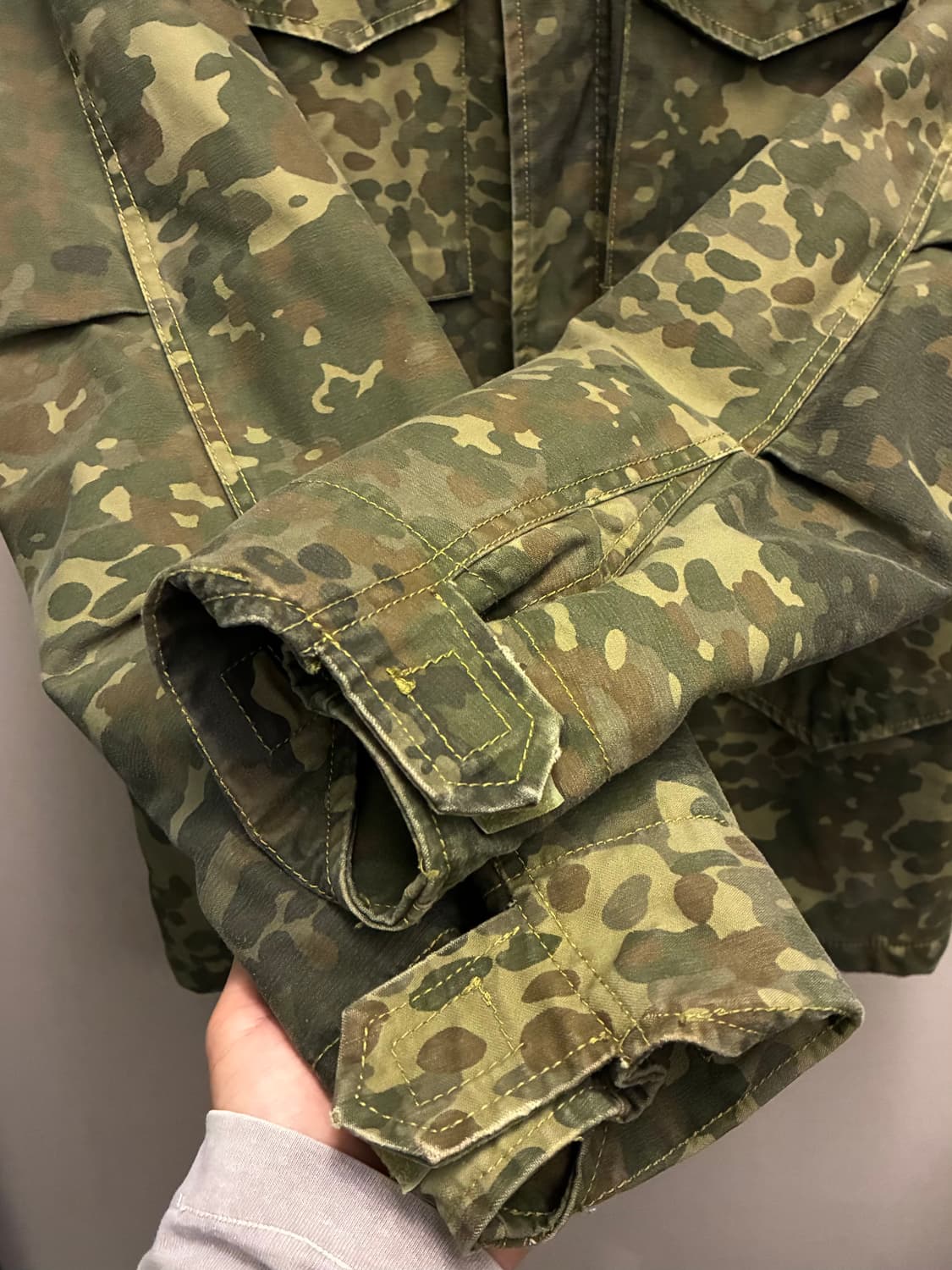 (M/105)알파인더스트리 독일군 플렉탄 카모 m65 모드 필드자켓 야상 상품이미지5