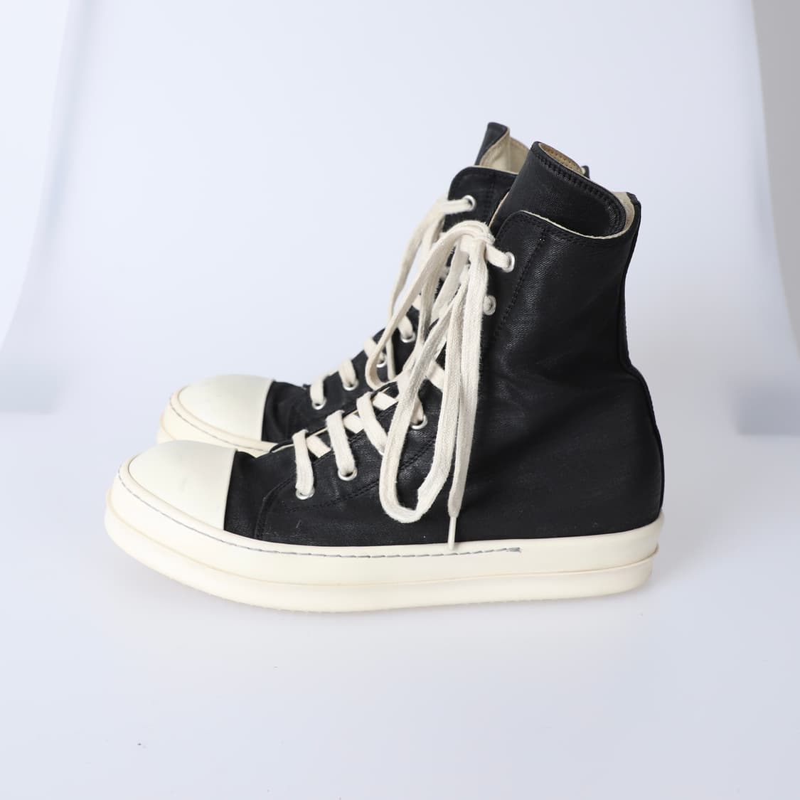 39.5 / Rick Owens 릭오웬스 왁스 라몬즈 하이 상품이미지2