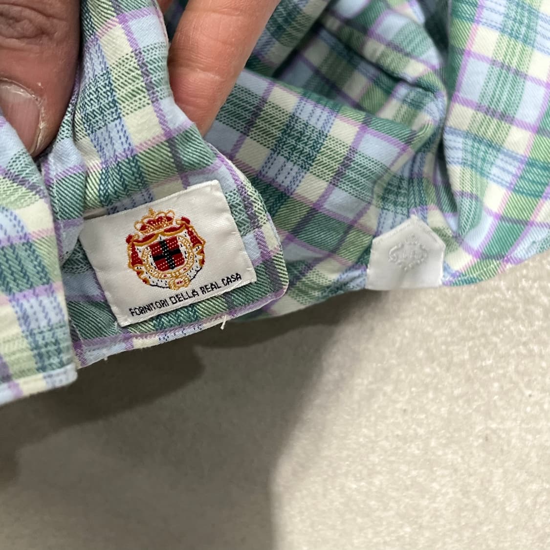 루이지보렐리 체크셔츠 s08935 상품이미지7