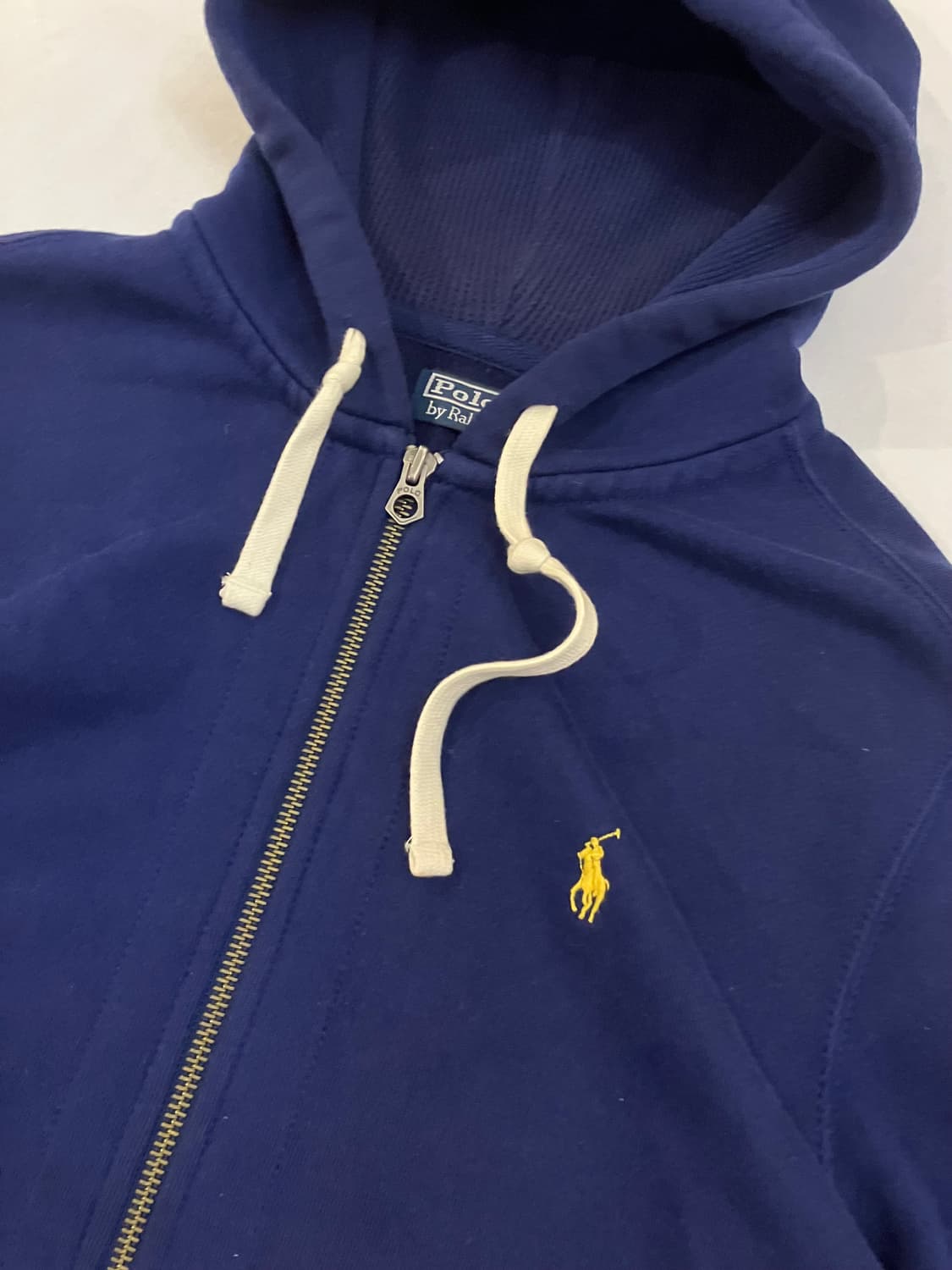 폴로 랄프로렌 와플 써멀 후드집업 네이비 상품이미지2