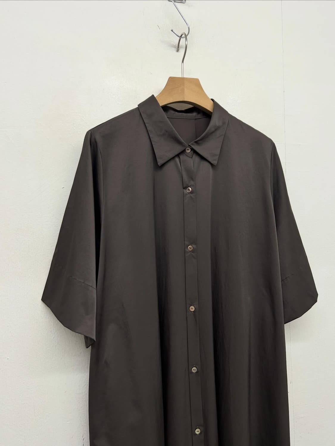 아나크로놈 ANACHRONORM Maxi Shirt Dress 상품이미지2