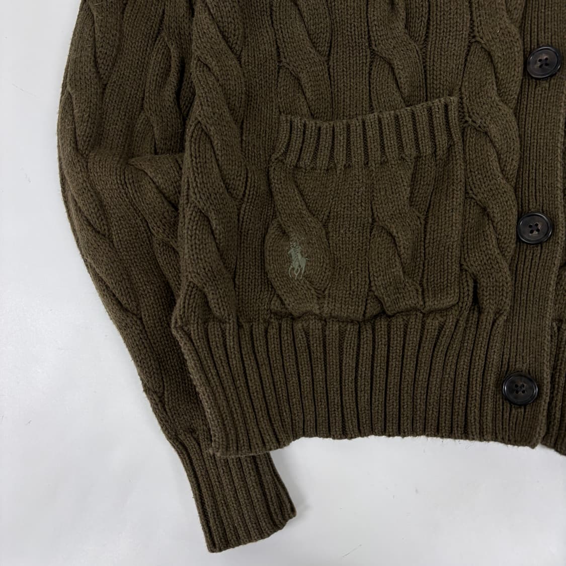 폴로 코튼 가디건 상품이미지6