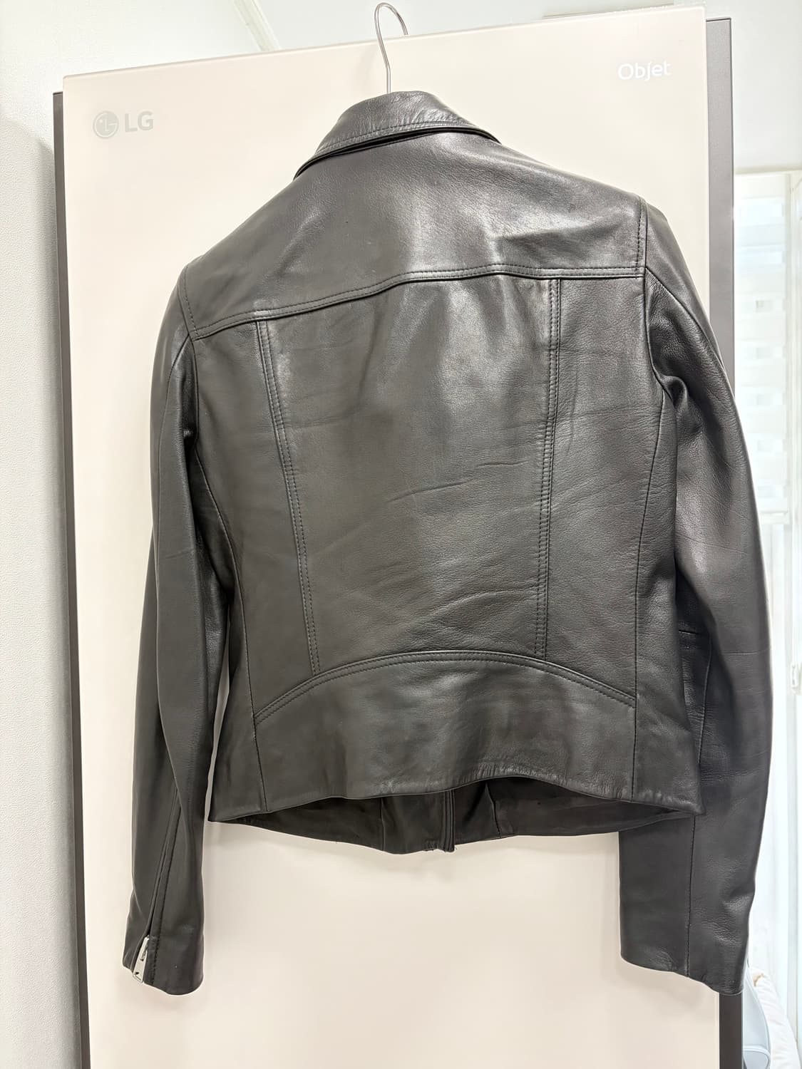 올세인츠 달비 바이커 가죽 라이더 자켓 상품이미지3