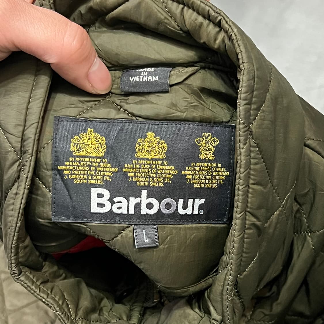  바버 퀼티드 자켓 y14948 상품이미지6