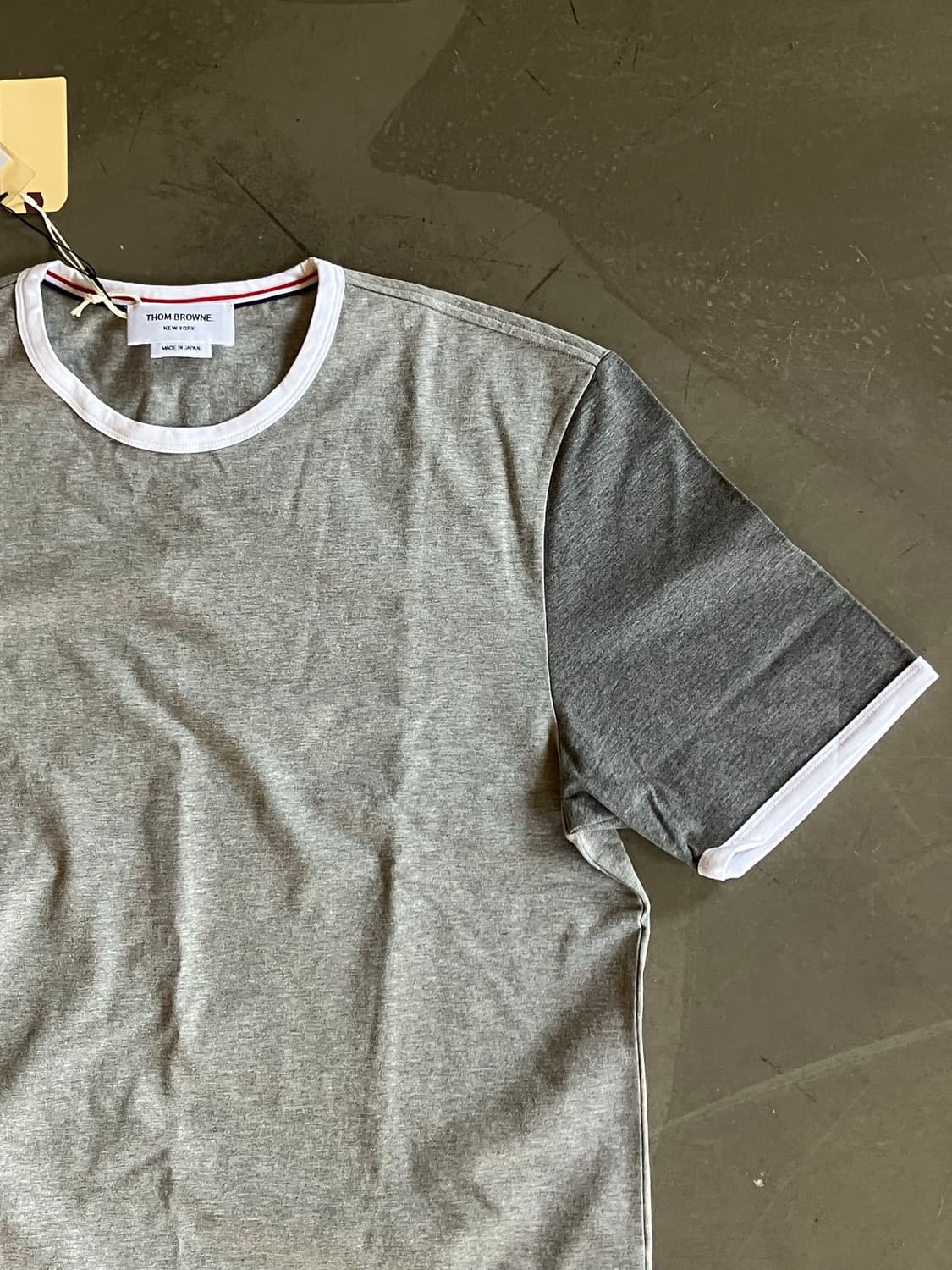 톰브라운 컬러블록 링거티 3size  상품이미지4