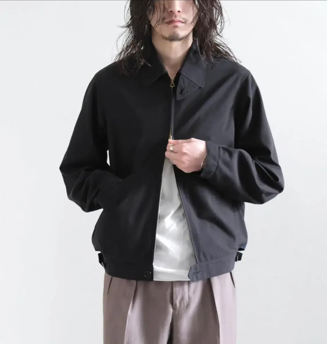 마티앤선즈 SILK MURDER JUMPER(NAVY) 상품이미지4