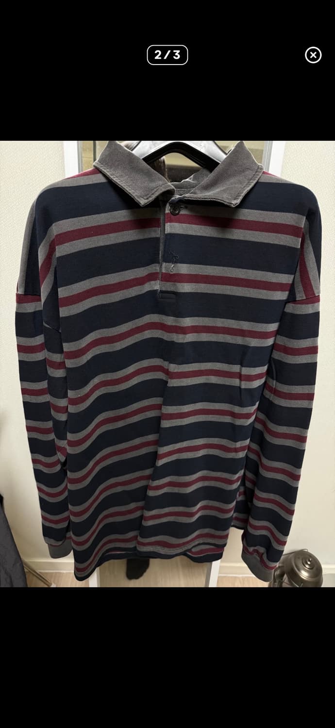 엔도어 vintage stripe polo shirts 1사이즈 상품이미지2