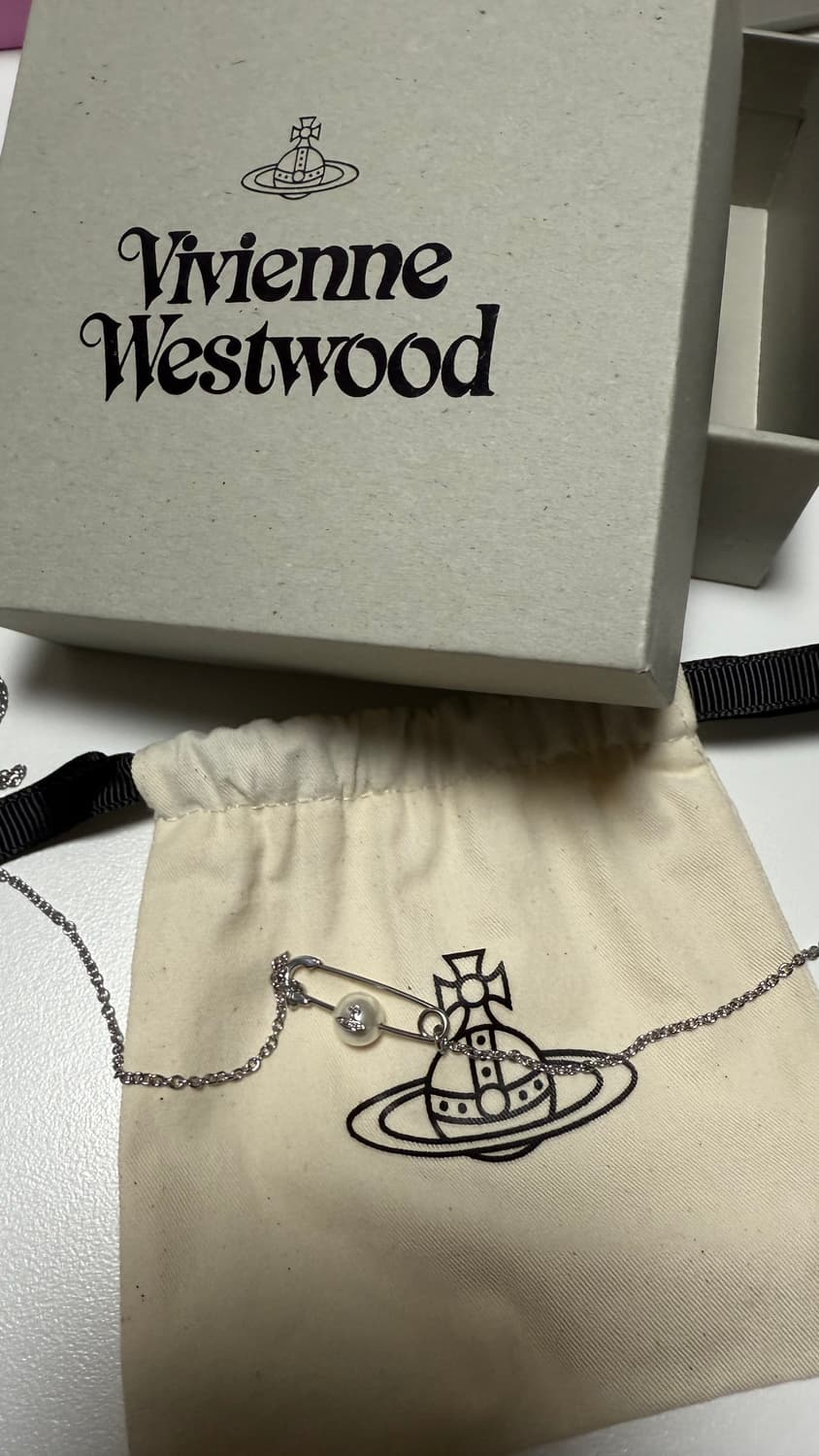 비비안웨스트우드 클립진주 목걸이 상품이미지3