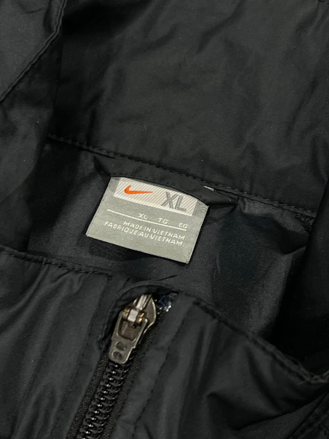 (XL) 나이키 올드스쿨 우븐 파이핑 바람막이 블랙 상품이미지5