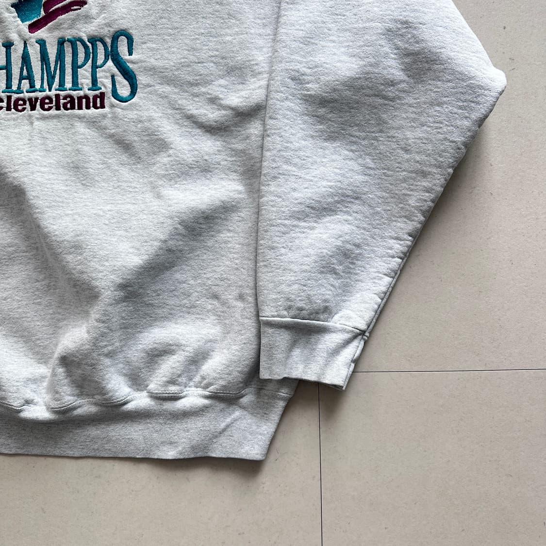 90s 미국생산 프룻오브더룸 슈퍼코튼 CHAMMPS 맨투맨 XXL 상품이미지3