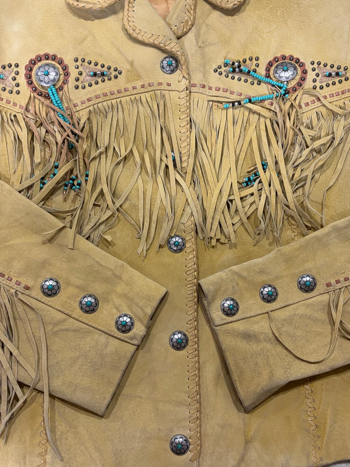 스컬리 웨스턴 프린지 크롭 레더자켓 상품이미지8