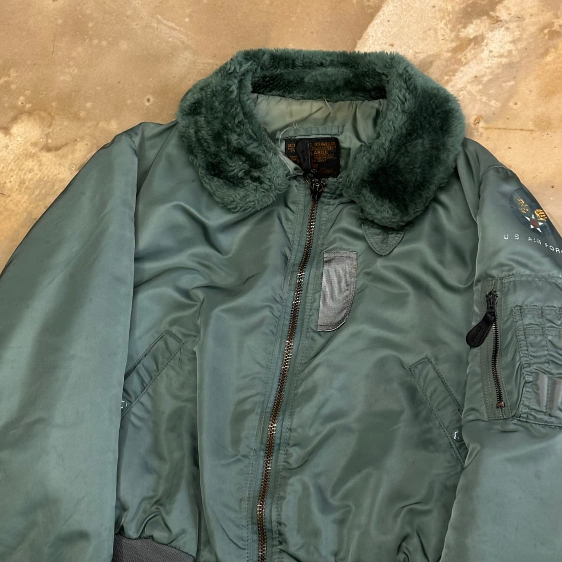 L 알파인더스트리 b-15d 항공점퍼 상품이미지1