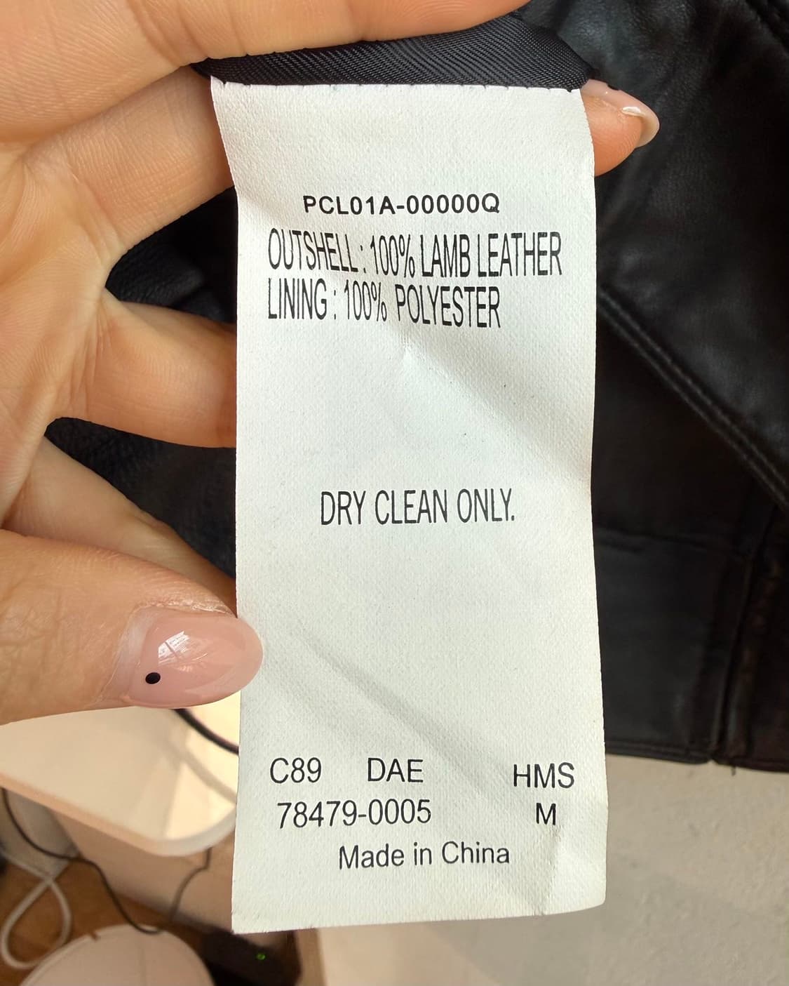 리바이스 블랙 쉽스킨 레더 자켓  상품이미지9