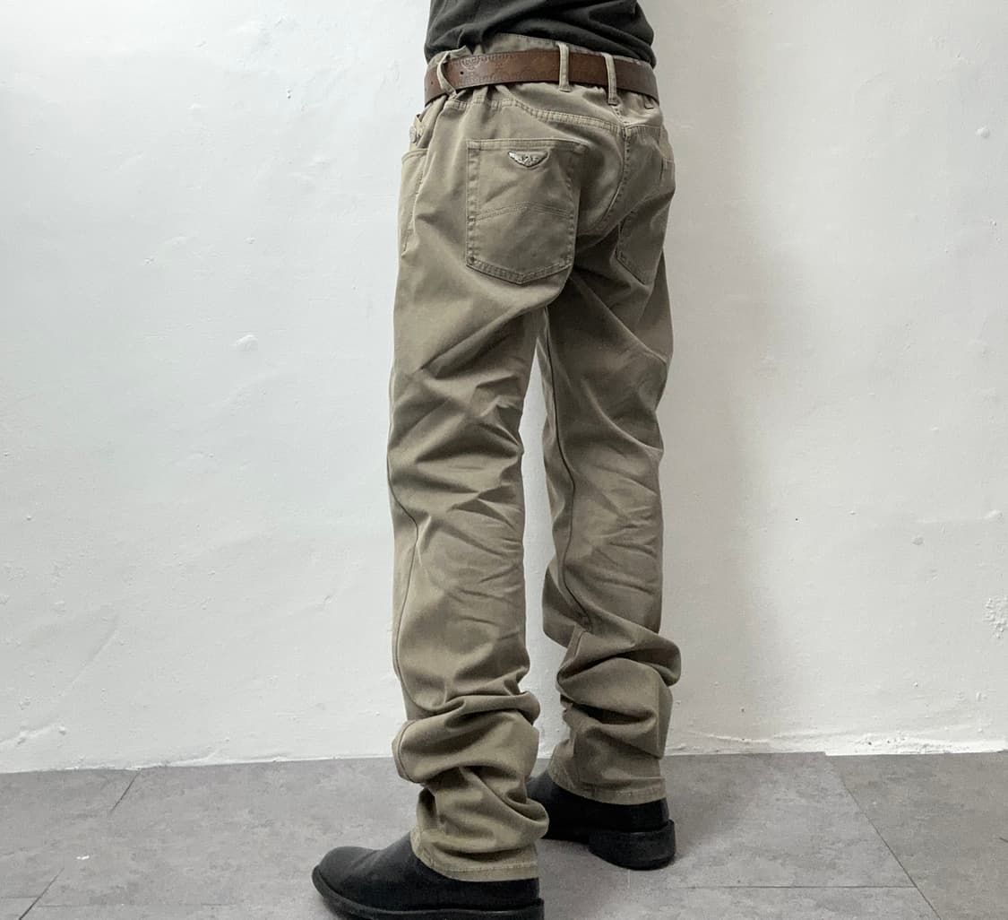 Armani Jeans Slim Khaki Olive Pants 상품이미지4