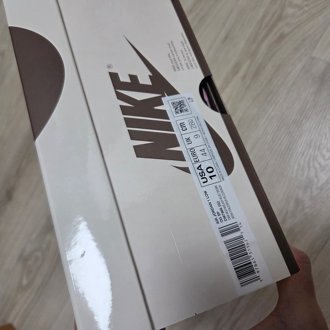 (280) 나이키 스캇 조던 로우 - 벨뱃 브라운 다크모카 상품이미지2