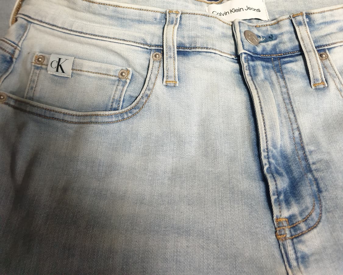 캘빈클라인 90s 스트레이트 에코 쿨 스트레치 데님팬츠 라이트블루(31) 상품이미지3