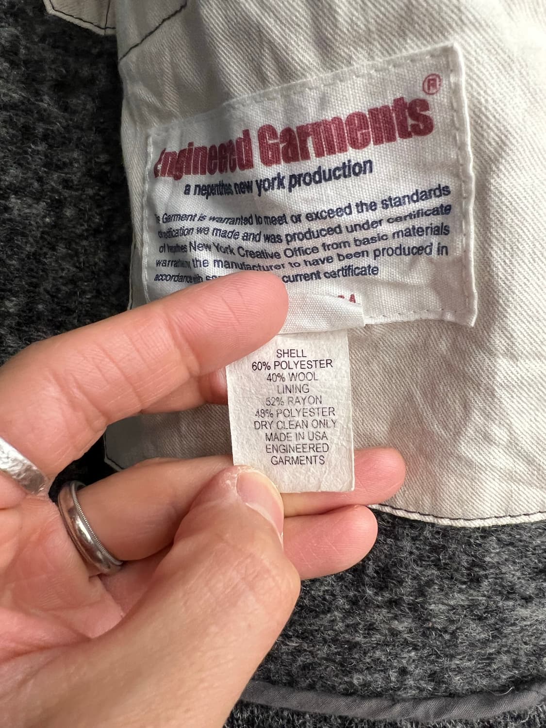 (95) 엔지니어드 가먼츠 울/폴리 베드포드 자켓 상품이미지8