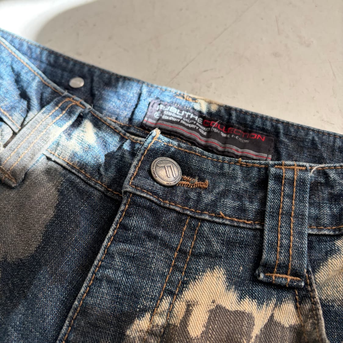 00s FUBU 후부 빈티지 올드스쿨 데님팬츠 30 상품이미지5