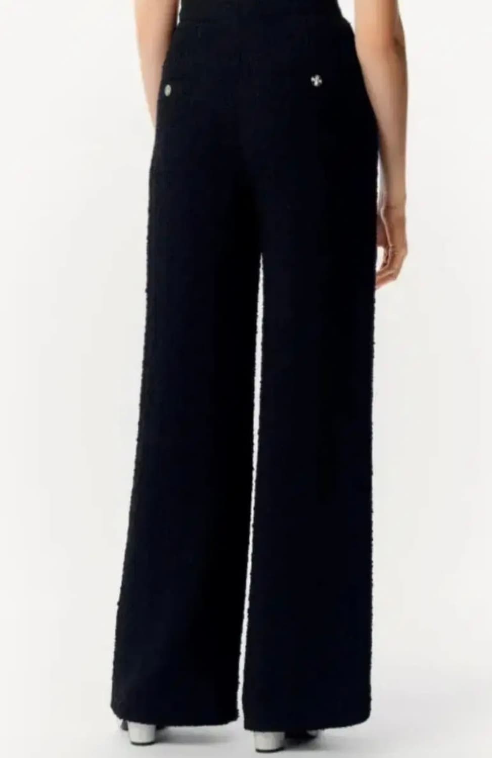 [미개봉 새상품] 샤넬 23 트위드 와이드 팬츠 블랙 지드래곤 38사이즈 상품이미지1