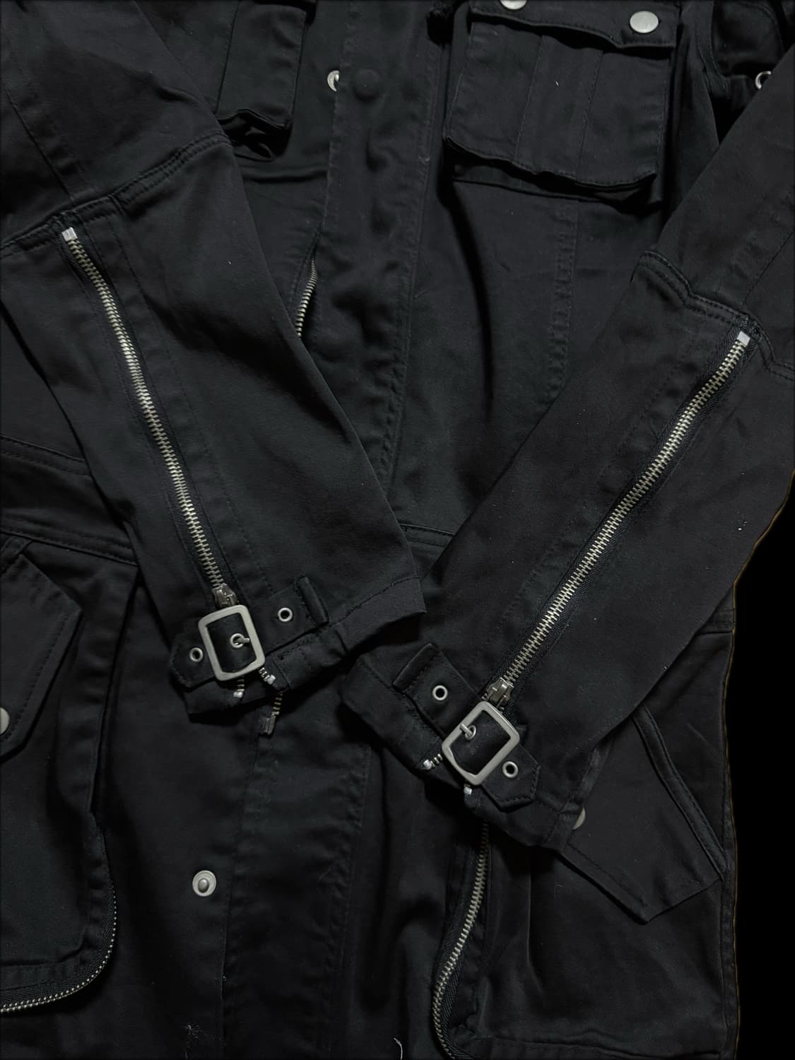 빈티지 블랙 아우터 락시크 상품이미지3