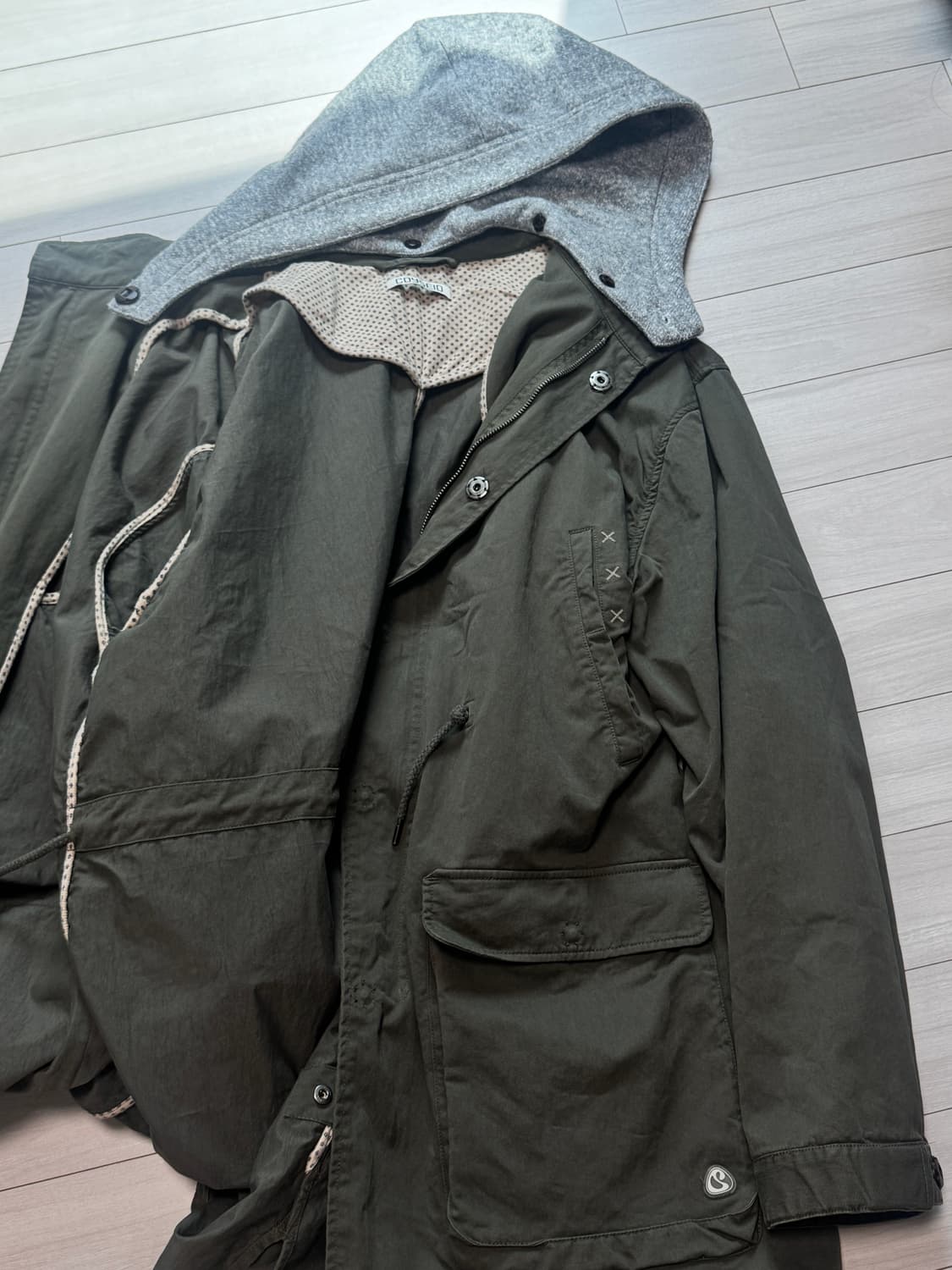 코이세이오 야상 밀리터리 자켓 머드 카키 상품이미지4