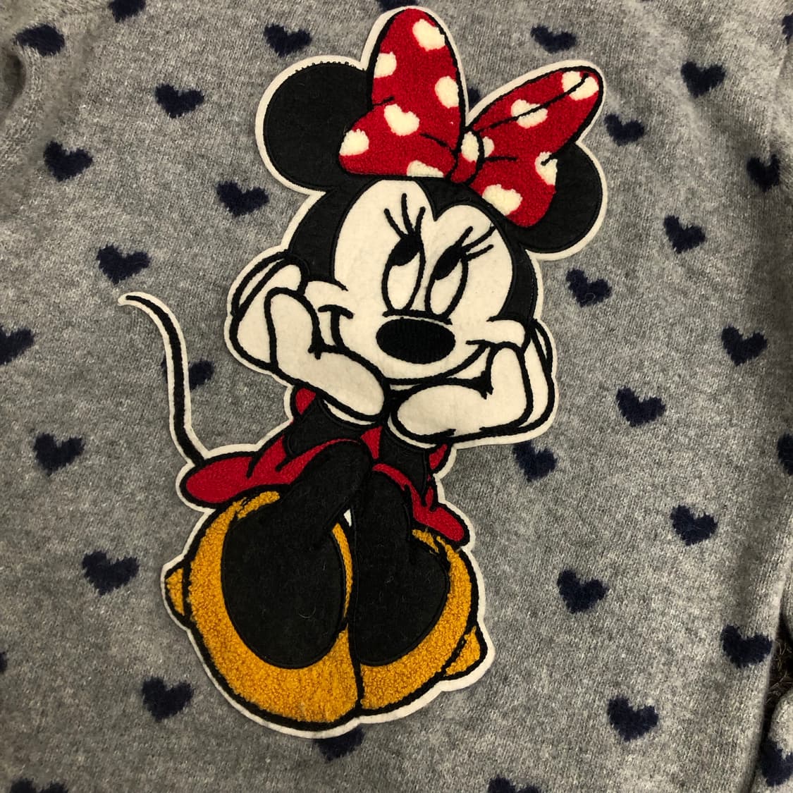 디즈니 미니마우스 하트 울 가디건 상품이미지3