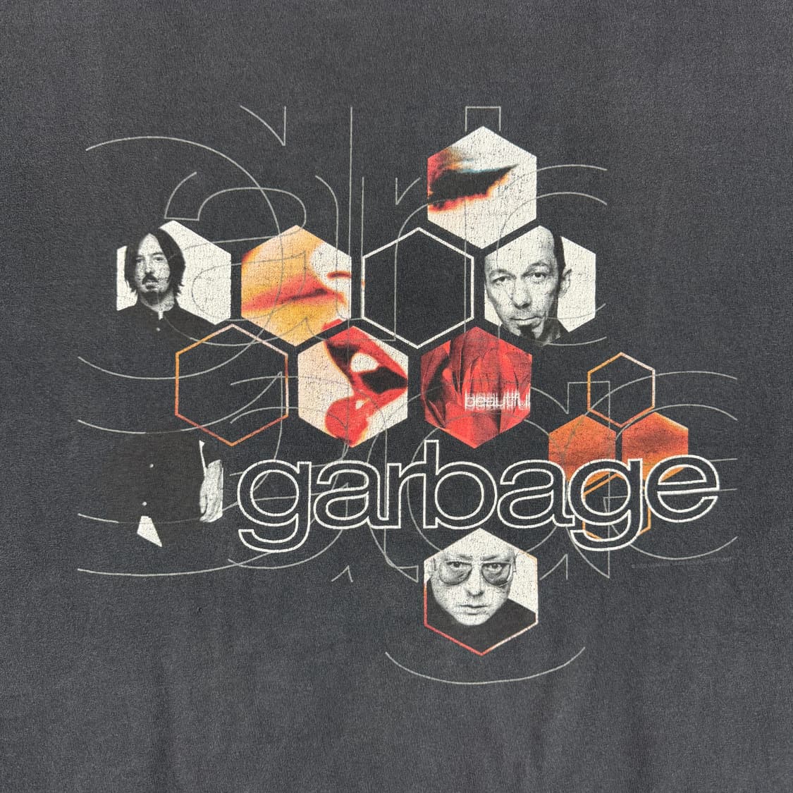 빈티지 2002 Garbage 가비지 투어 티셔츠 상품이미지3