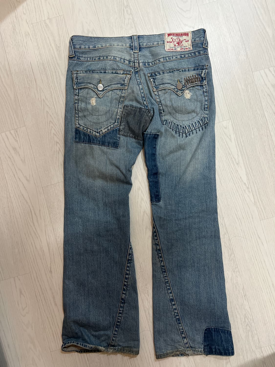 트루릴리전 패치워크 플레어 데님 상품이미지2