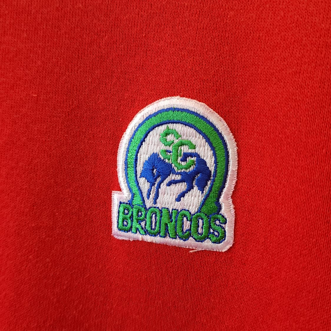 90s 프룻오브더룸 빈티지 스웻셔츠 플레인 스웻셔츠 레드 m 상품이미지5