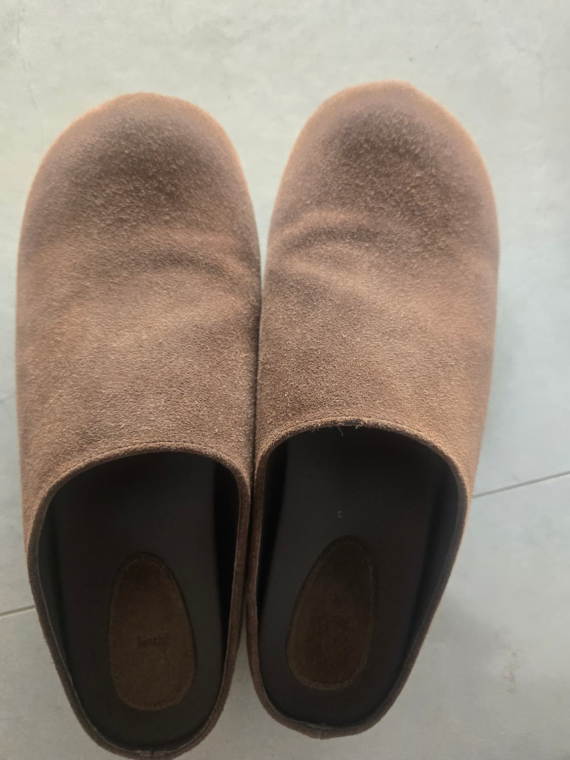 킨치 스웨이드 블런트 슈즈 브라운 275mm 상품이미지2