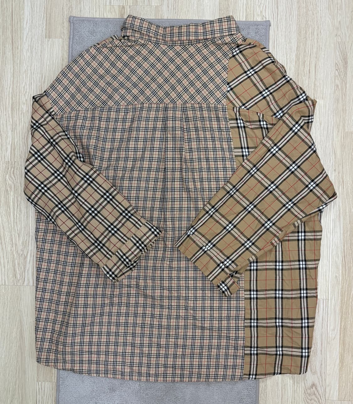 [S급] 봄맞이🌸 아조바이아조 오버핏 체크 셔츠 F 상품이미지2