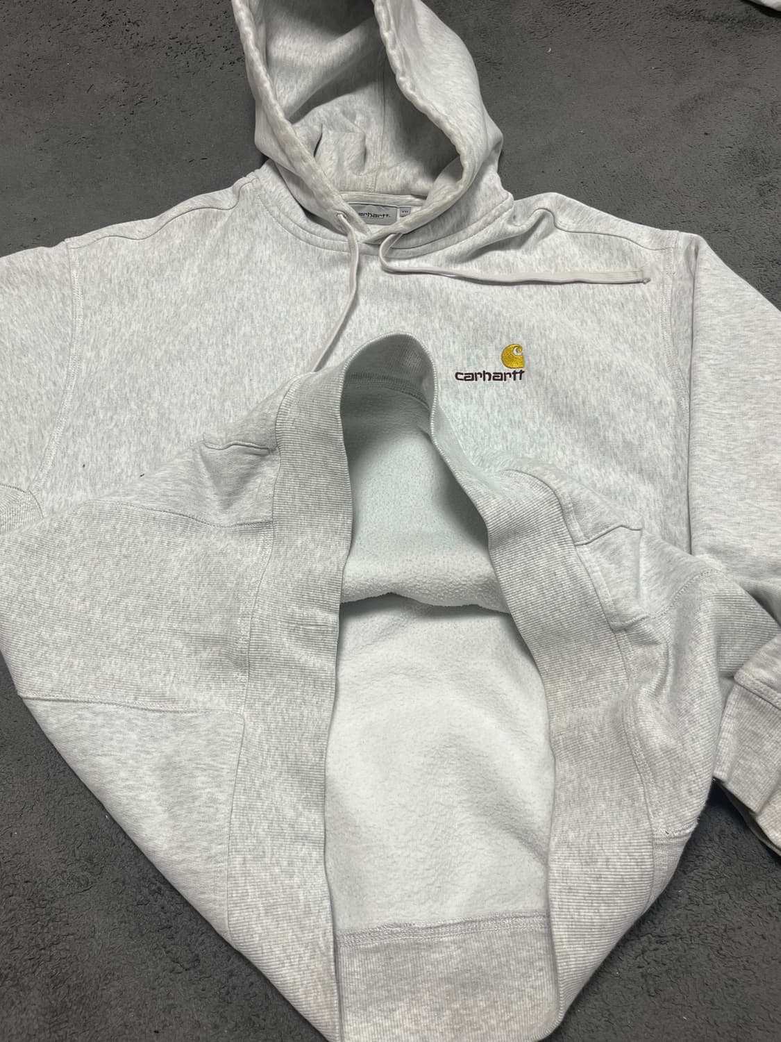 칼하트 wip 윕 후드티 백염 애쉬 그레이 상품이미지6