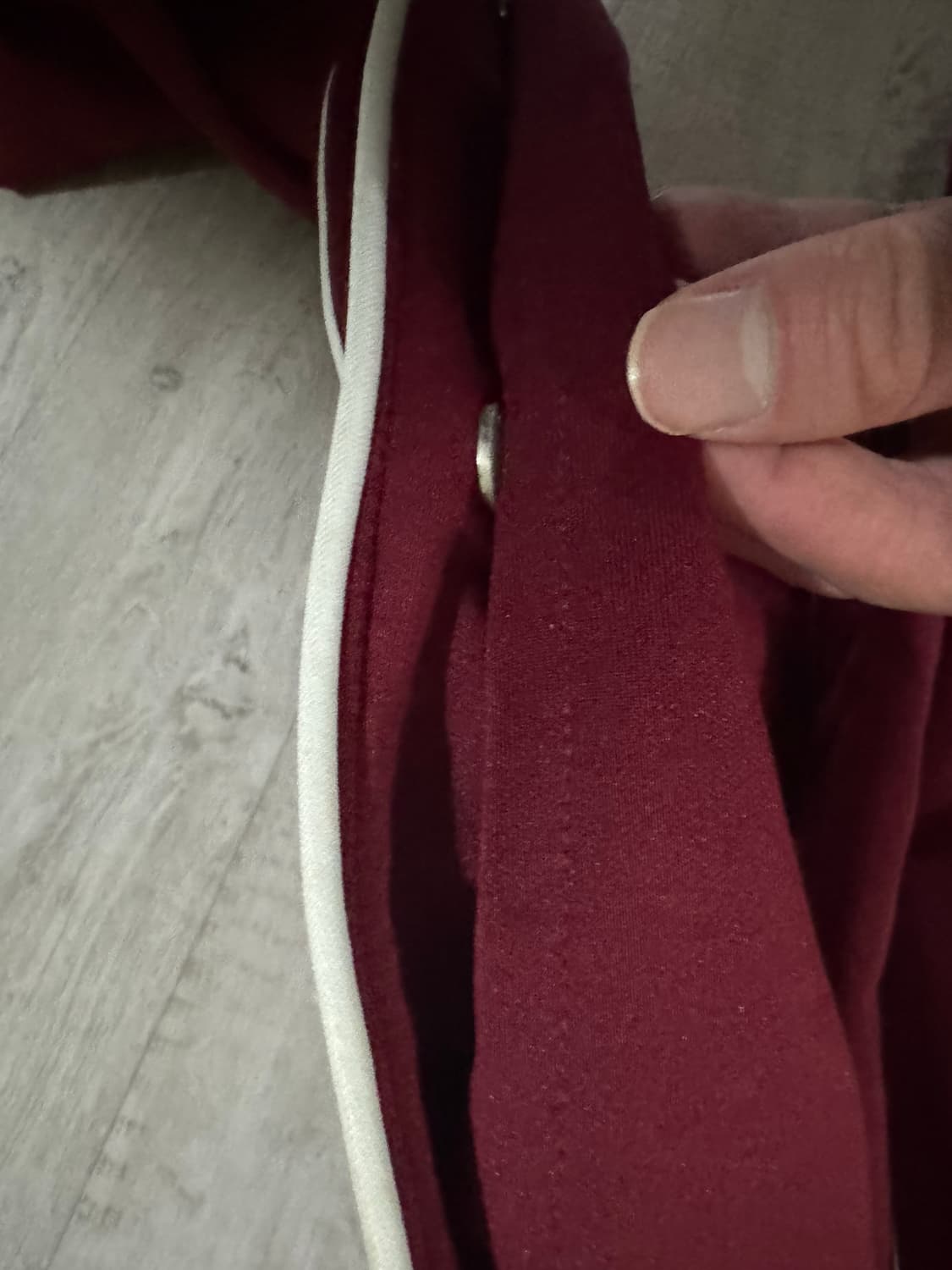 위캔더스 트랙 팬츠 버건디m 상품이미지3