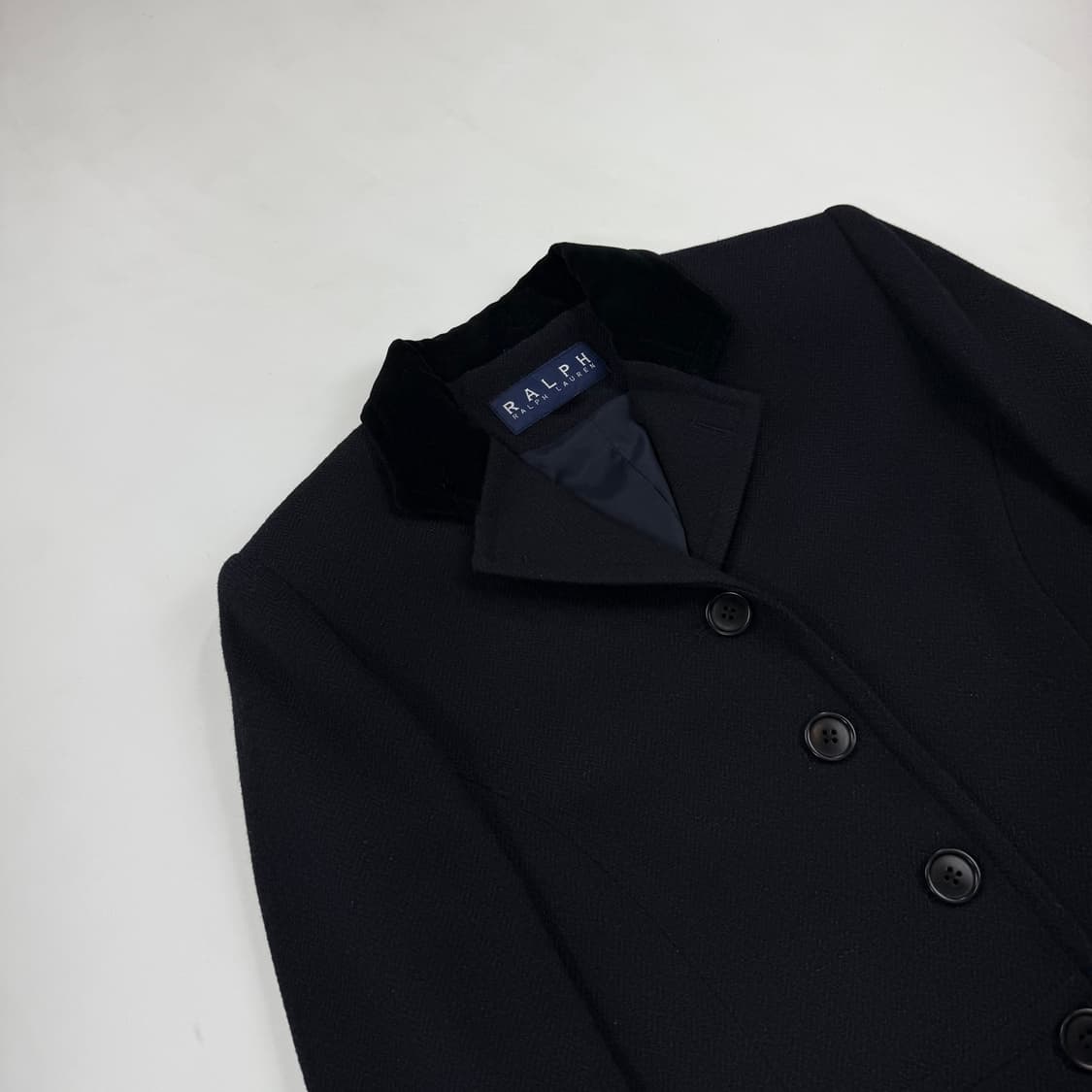 폴로 랄프로렌 4버튼 벨벳포인트 울코트 상품이미지2