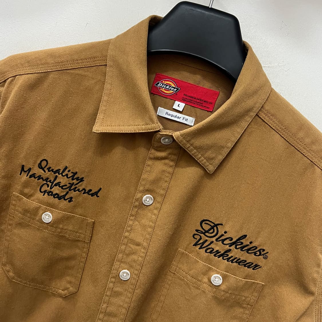 디키즈 워크웨어 레귤러핏 자수 레터링 셔츠 남방 L 상품이미지3