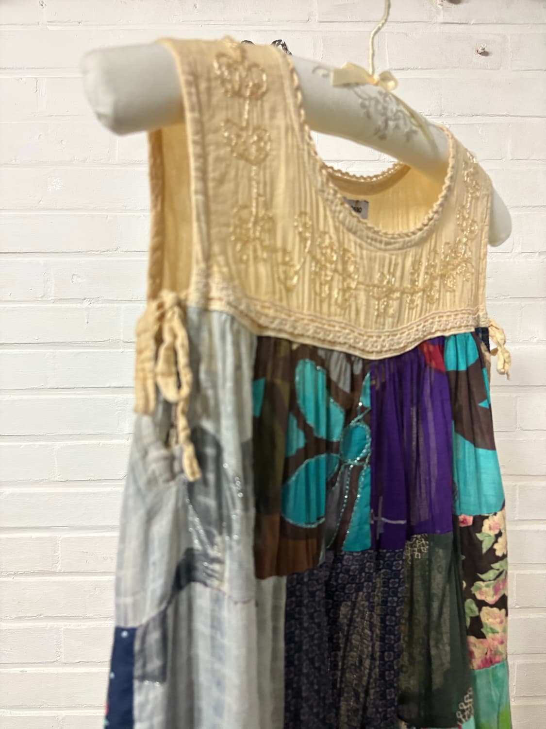 jpn vintage patchwork dress 상품이미지5